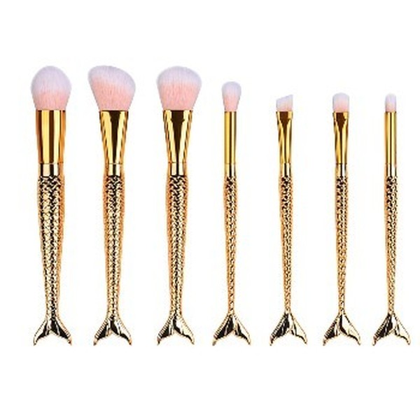 Set Pensule Machiaj MERMAID-7 bucati