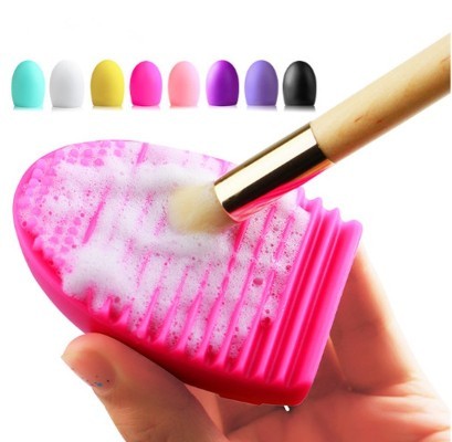 Accesoriu Silicon Curatare Pensule Machiaj -egg - imagine 6