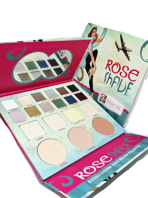 Trusa Profesionala Multifunctionala, Rose Shade,BBROSE-19 culori