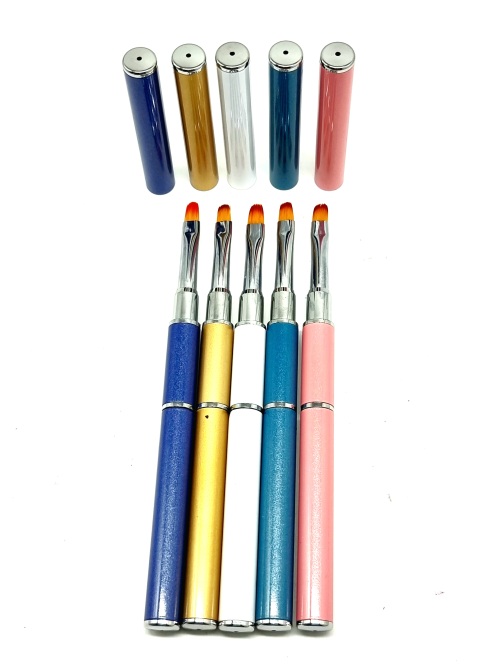Pensula ptr.PolyGel cu Spatula - imagine 2
