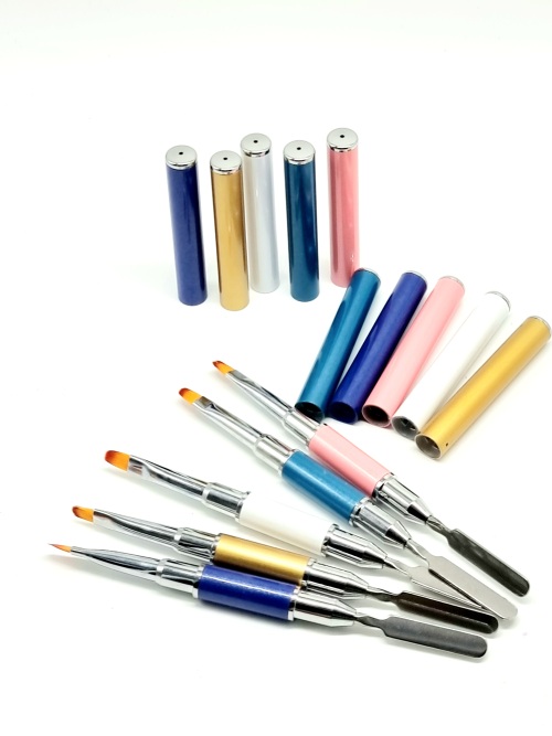 Pensula ptr.PolyGel cu Spatula - imagine 9
