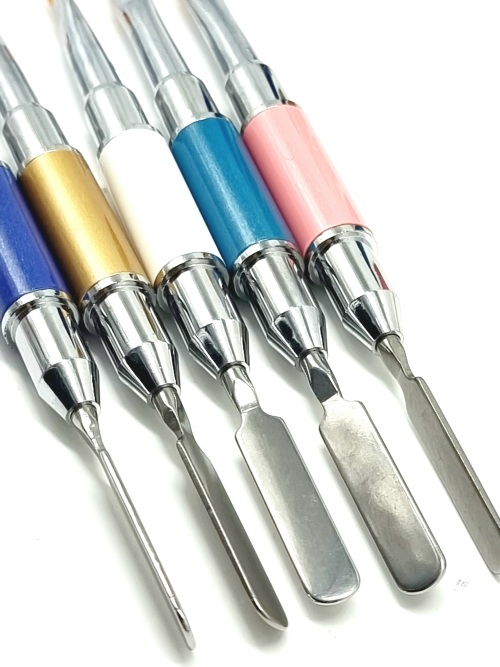 Pensula ptr.PolyGel cu Spatula - imagine 4