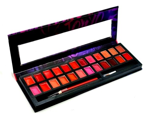 Trusa Profesionala Rujuri,Lip Mixology Pallete,BEININA-24 nuante+1 creion buze