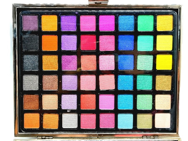 Trusa Machiaj Multifunctionala cu Poseta Reutilizabila, MAGIC COLOR- Makeup Kit- black - imagine 9
