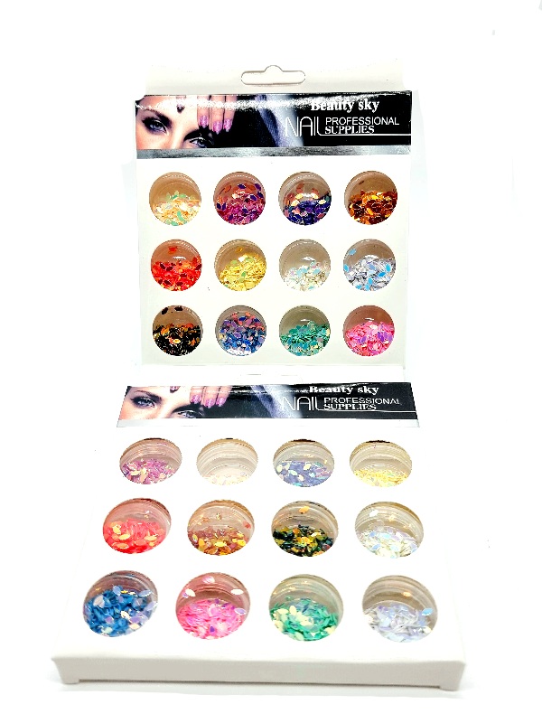 Ornamente Unghii, Lacrimi Multicolore - imagine 2