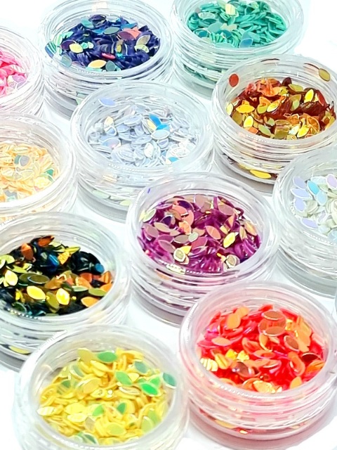 Ornamente Unghii, Lacrimi Multicolore - imagine 5
