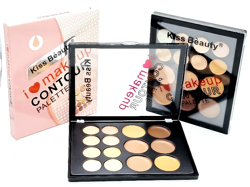 Paleta Corectoare,I Love Makeup, KISS BEAUTY- 14 nuante