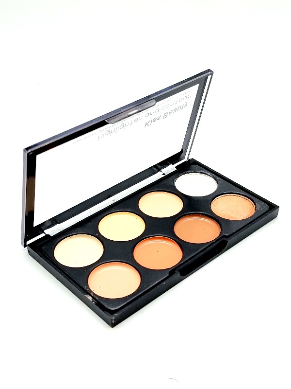 Paleta Corectoare,Iluminatoare si Pudra Bronzanta ,KISS BEAUTY -6 nuante - imagine 5