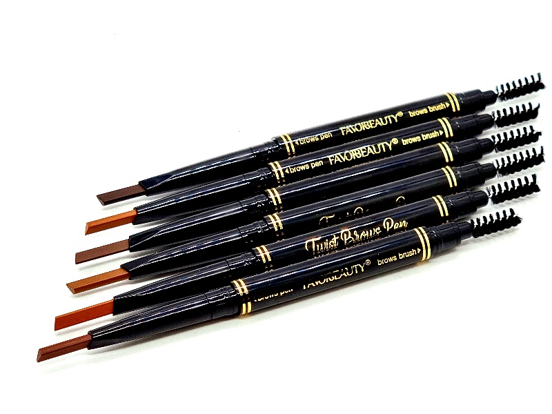 Creion de Sprancene Duo,Twist Brow Pen,FAVOR BEAUTY