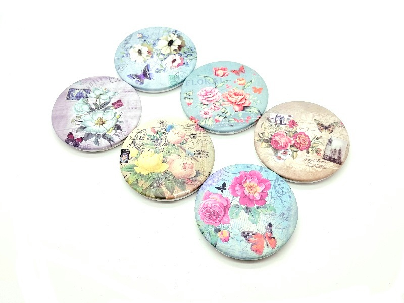 Oglinda Poseta-flowers circle - imagine 5