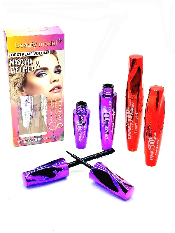 Set ptr.Machiaj Duo,Rimel si Tus Pleoape,BEAUTY MODEL-Waterproof