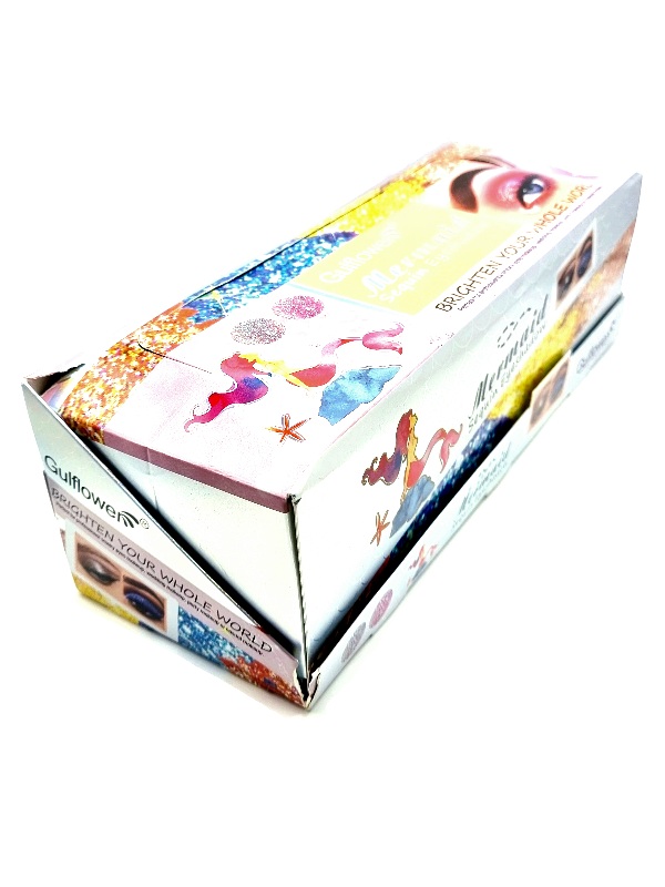 Farduri Pleoape Sclipici,Mermaid,GULFLOWER-9 culori glitter - imagine 8