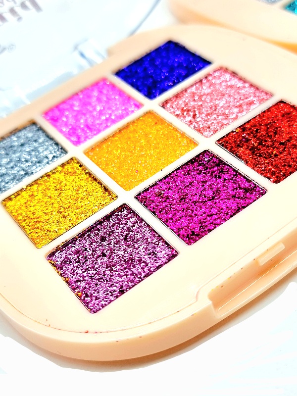 Farduri Pleoape Sclipici,Mermaid,GULFLOWER-9 culori glitter - imagine 5