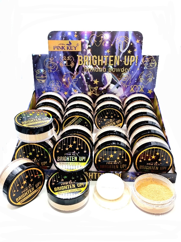 Pudra Pulbere Matifianta,Brighten-up,PINK KEY-4 nuante