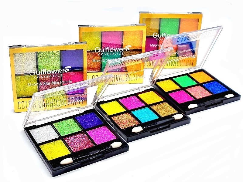 Farduri Pleoape Sclipici,GULFLOWER-6 culori glitter