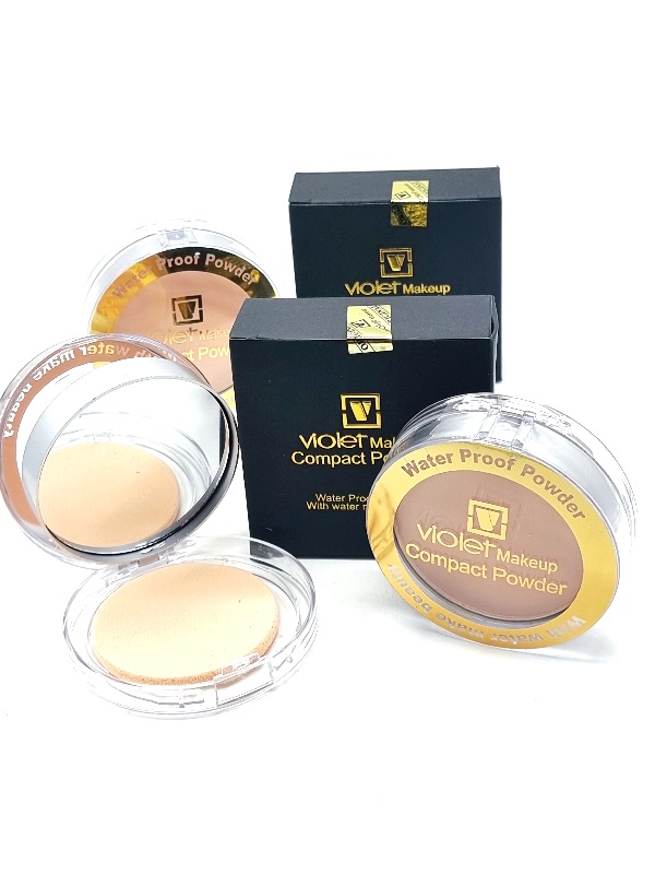 Pudra compact,NEW VIOLET-3 nuante - imagine 5