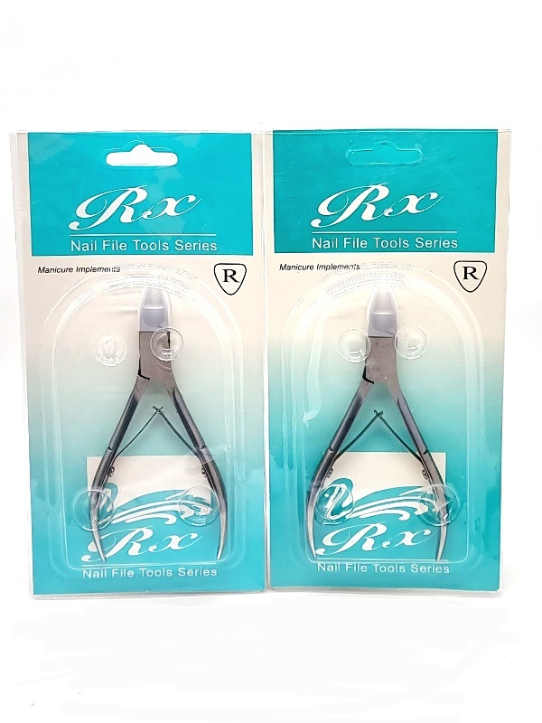 Cleste ptr.Pedichiura RX-Inox si Cobalt-Argintiu - imagine 2