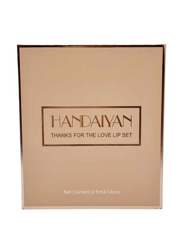 Rujuri Lichide,Thanks for the Love Lip Set, HANDAIYAN COD H-1016 - imagine 2