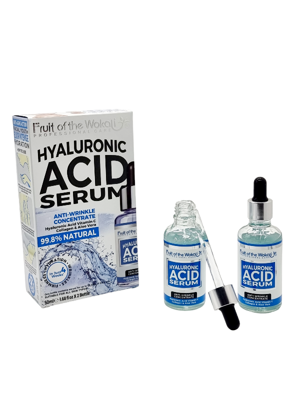 Caseta SerX2 Antirid Revitalizant și Iluminator,FRUIT OF THE WOKALI-acid hialuronic