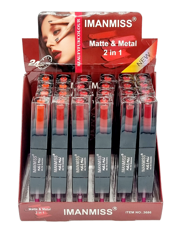 Ruj Lichid si Luciu de buze,2 in 1,IMAN MISS - imagine 3