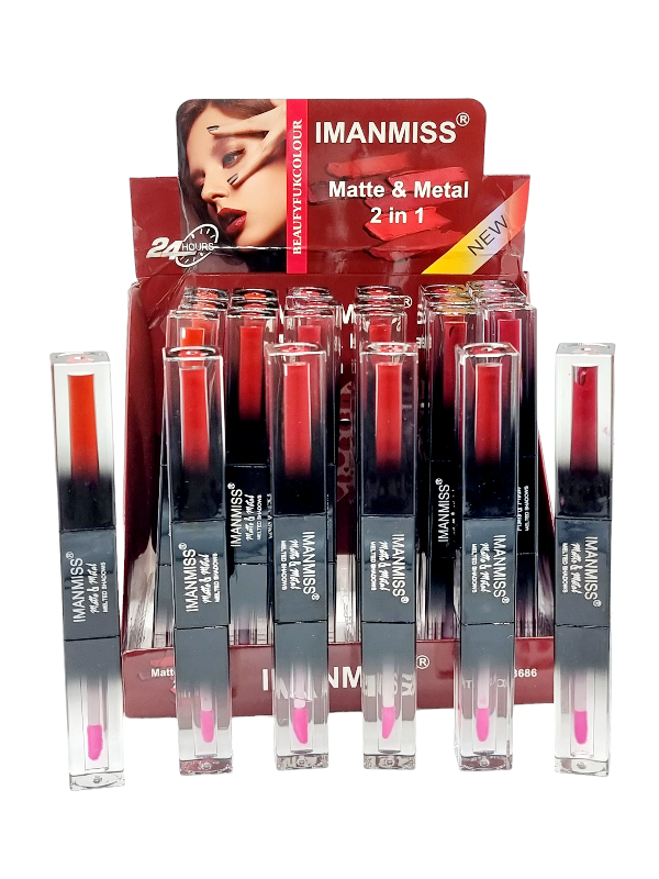 Ruj Lichid si Luciu de buze,2 in 1,IMAN MISS - imagine 4