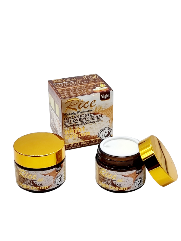 Crema Hidratanta Night,Organic Rice-toate tipurile de ten