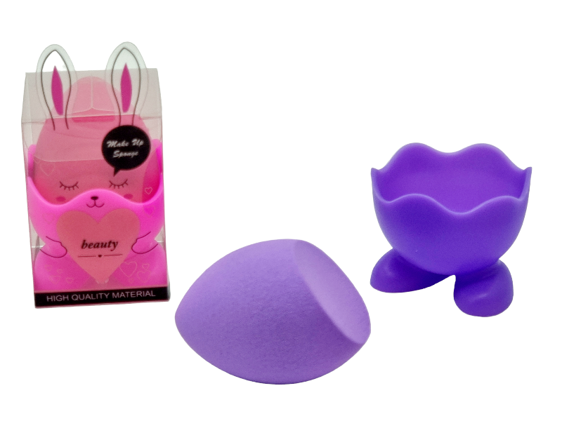 Burete Make-up cu Suport Silicon- Aplicare Corector si Fond de ten - imagine 7