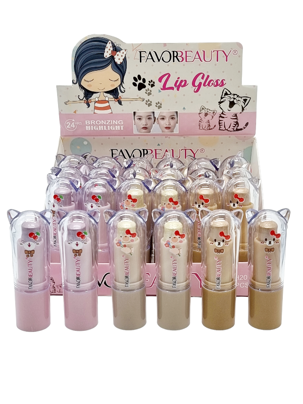 Iluminator Fata si Corp Stick,FAVOR BEAUTY-3 nuante - imagine 4