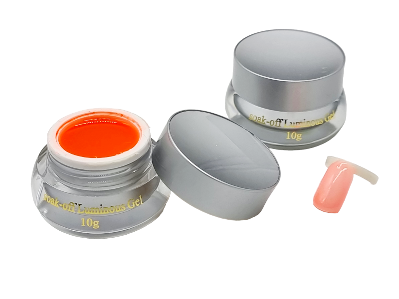 Gel de Constructie,Soak-off Luminous-orange fosforescent - imagine 5
