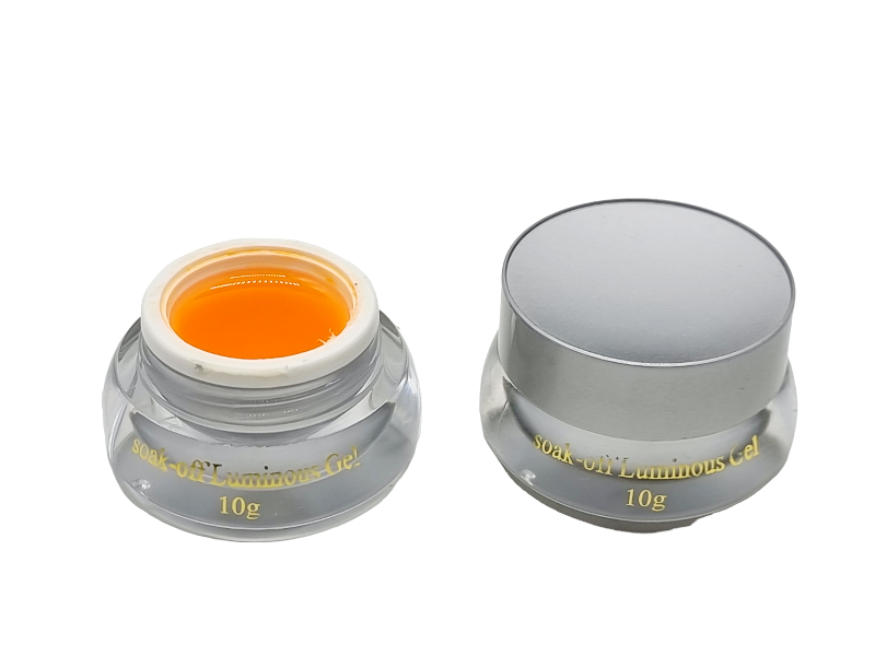 Gel de Constructie,Soak-off Luminous-yellow fosforescent - imagine 4
