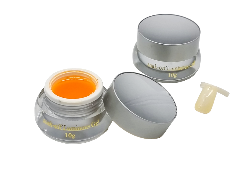 Gel de Constructie,Soak-off Luminous-yellow fosforescent - imagine 5