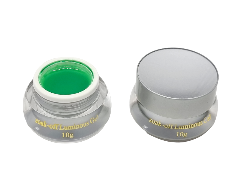 Gel de Constructie,Soak-off Luminous-green fosforescent - imagine 4