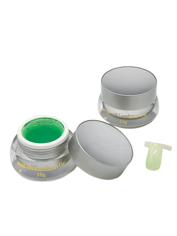 Gel de Constructie,Soak-off Luminous-green fosforescent - imagine 5