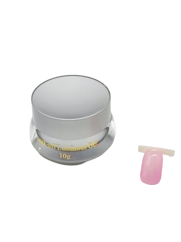 Gel de Constructie,Soak-off Luminous-pink fosforescent - imagine 2