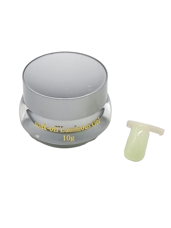Gel de Constructie,Soak-off Luminous-light green fosforescent - imagine 2