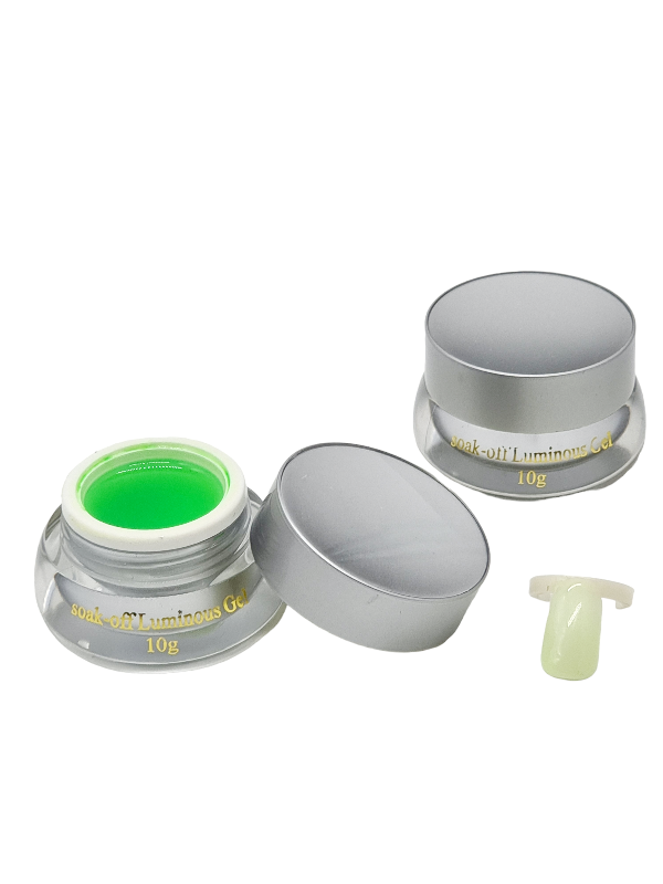Gel de Constructie,Soak-off Luminous-light green fosforescent - imagine 5