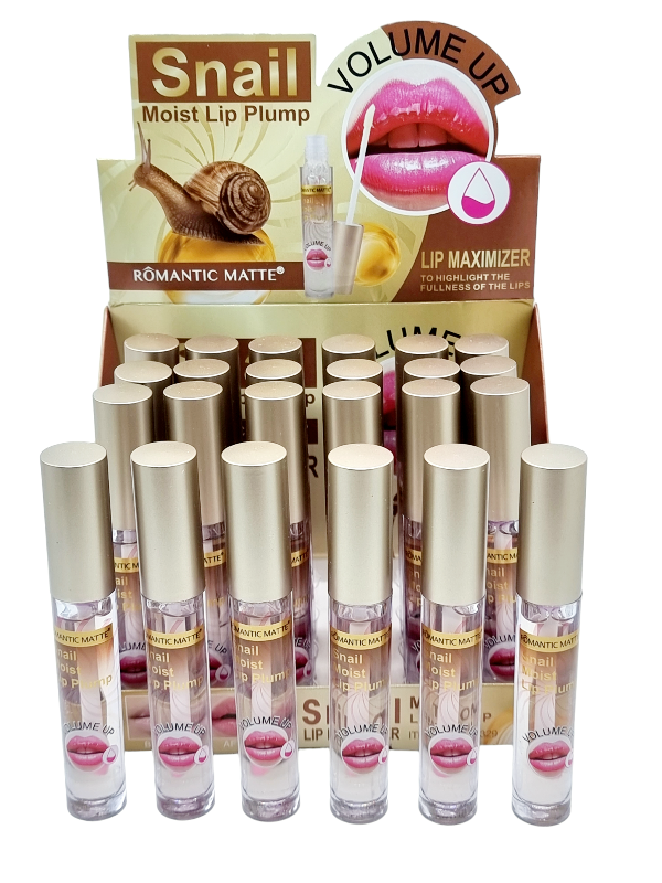 Luciu ptr. Buze cu Extract de Mucina de Melc,ROMANTIC- efect de marire a buzelor instant COD RY-1329 - imagine 5