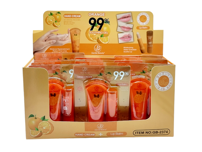 Crema de Maini si Balsam de Buze,GENTLE BEAUTY-orange 99% - imagine 4