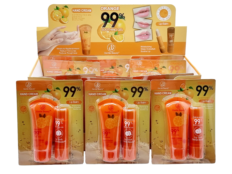 Crema de Maini si Balsam de Buze,GENTLE BEAUTY-orange 99% - imagine 5