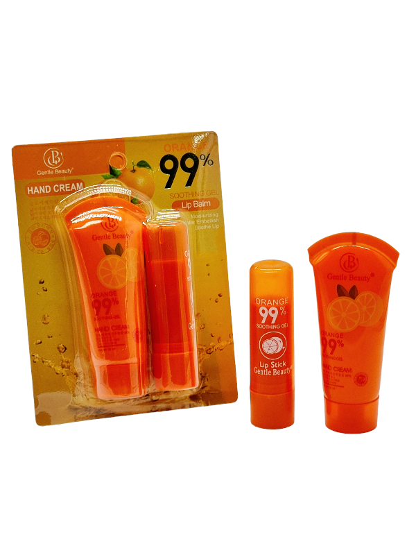 Crema de Maini si Balsam de Buze,GENTLE BEAUTY-orange 99% - imagine 6