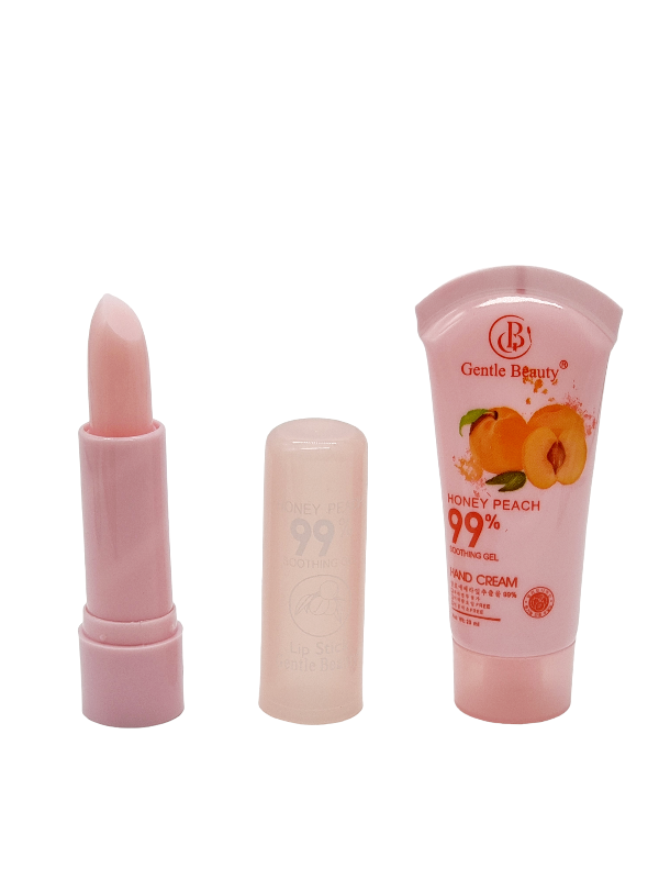 Crema de Maini si Balsam de Buze,GENTLE BEAUTY-honey peach 99% - imagine 6