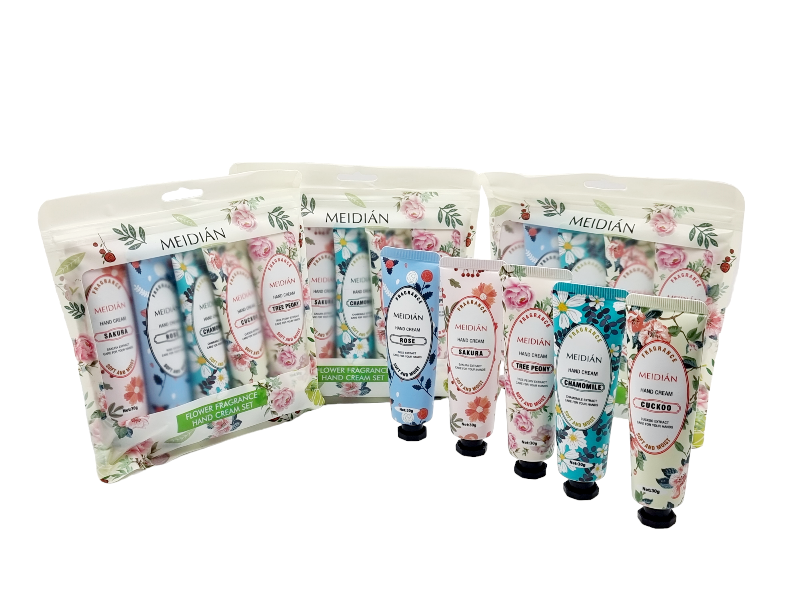 Crema de Mâini cu Parfum Floral,MEIDIAN-5 bucati/set - imagine 3