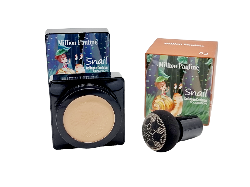 Fond de ten,CC Crema cu Acoperire Naturala si Efect de Matifiere,SNAIL-cu buretel