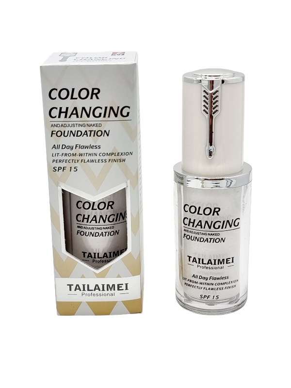 Fond de Ten,Waterproof Color Changing,TLM -SPF 15 White
