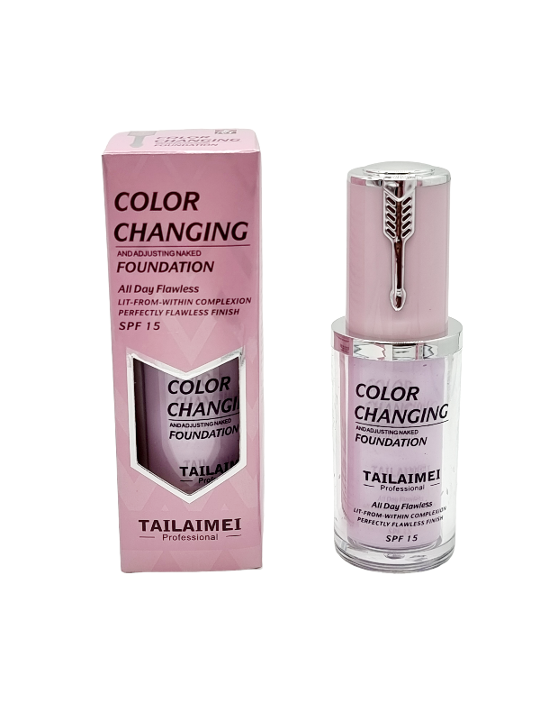 Fond de Ten,Waterproof Color Changing,TLM -SPF 15 Pink