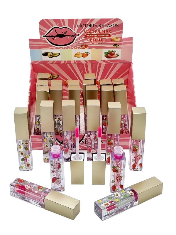 Luciu de Buze,Fruit Lipgloss,VICTORIA SEASON-avocado,peach,strawberry