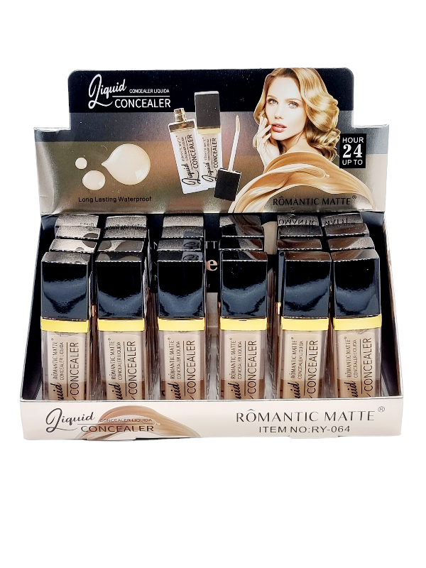 Concealer Lichid,Long Lasting Waterproof,ROMANTIC MATTE - imagine 3