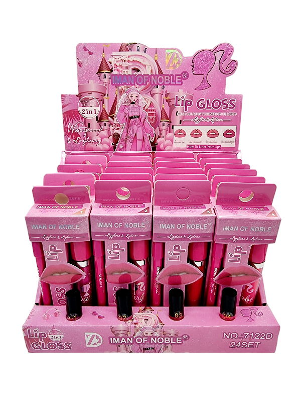Kit Ruj si Creion,I MAN OF NOBLE-pink - imagine 3