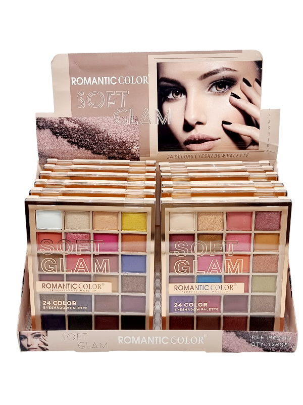 Farduri Pleoape,Soft Glam,ROMANTIC COLOR-24 culori - imagine 3