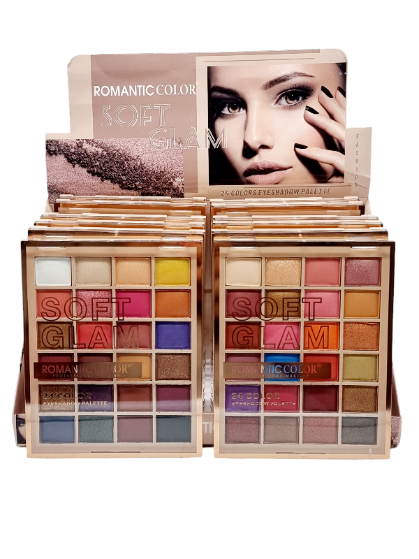 Farduri Pleoape,Soft Glam,ROMANTIC COLOR-24 culori - imagine 4
